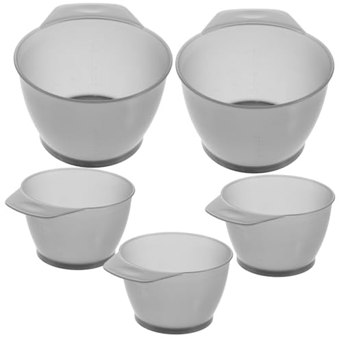 PACKOVE Bol de Teinture pour Cheveux Grand Format avec Graduation Plastique Kit pour Coloration DIY Salon Professionnel et Usage Domestique