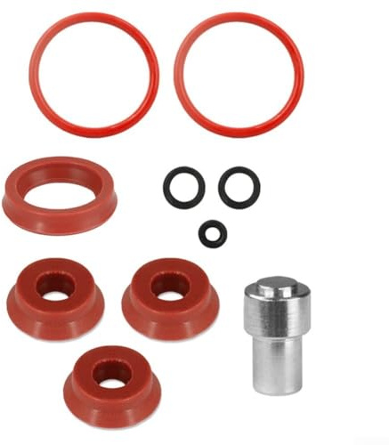 Eawfgtuw Juego de mantenimiento de juntas tóricas de silicona con herramienta de reparación para Capresso para Impressa C/D/E/F/para máquinas de café GIGA/J/S/WE/X/Z, 9 anillos de sellado