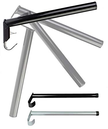 NETPROSHOP Sattelhalter Klappbar in der Stallgasse eine sichere Alternative, Auswahl:Schwarz
