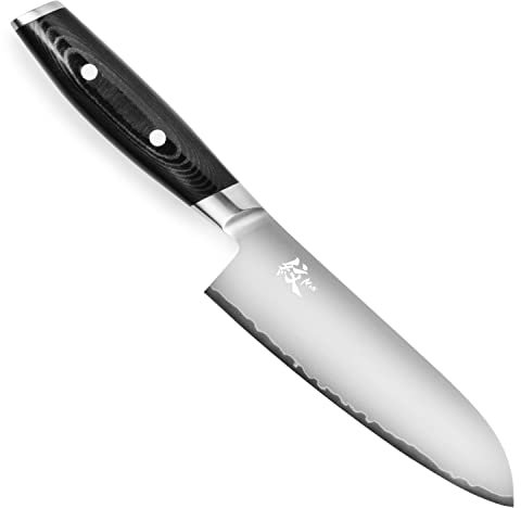 Yaxell MON, Santoku Messer, Silber, 30 cm