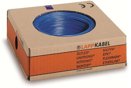 Lapp Kabel Litze H07V-K 1,5mm² - Orange Aderleitung - 100m Spule | Einzelader flexibel mit feindrähtiger Kupferlitze, Außen-Durchmesser 3,4 mm, Nennspannung 450/750 V, 27 x 0.254 mm² Aufbau
