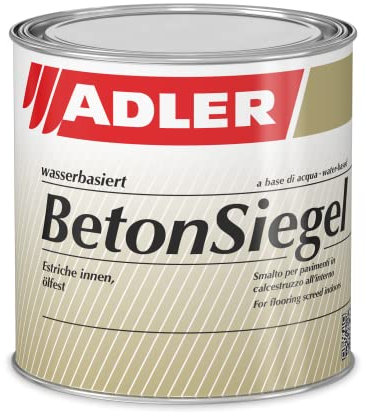 ADLER Beton-Siegel 750ml, Betonfarbe innen, Kieselgrau RAL 7032, Kellerböden, Stiegen, Heizölwannen