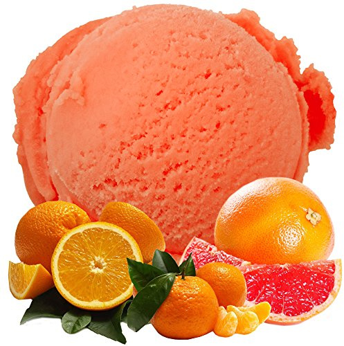Pampelmuse Orange Mandarine Geschmack 1 Kg Gino Gelati Eispulver für Fruchteis Softeispulver Speiseeispulver