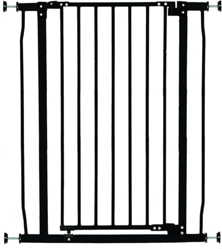 Dreambaby F1962 Liberty extra hohes Treppenschutzgitter / Türschutzgitter (75-81cm) schwarz