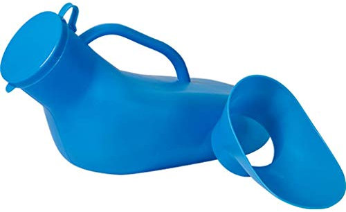 Urinal Unisex Tragbares Urinal Für Männer/Frauen, 800 Ml Unisex Urinal Toilette Für Reisen Camping Tragbares Töpfchen-Urinal, Für Kinder, Männer Und Frauen Mit Abdeckung Und Stopfen