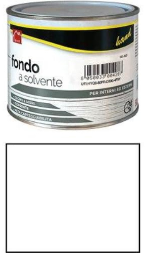 Fondo a solvente x legno hand bianco ml 500 (6 pezzi) Hand