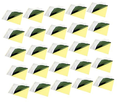 Angoily 25blätter Transferpapier Schablonenpapier Diy Thermoschablonenpapier Transferpapier Schablonenpapier