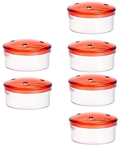 Milisten Lot De 3 Mangeoires À Oiseaux Dextérieur en Plastique Sûr Faciles À Nettoyer À Remplir pour Jardin Cour Résistantes Aux Intempéries Robustes 2 Pièces X 3