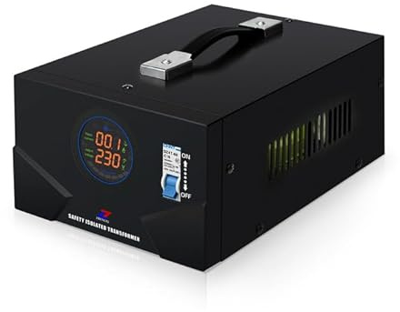 ZHENGXI ELECTRIC Transformador de aislamiento 230v, transformador de tensión de 500w, 2 tomas de salida