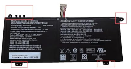 Ukkipower 7.6V 45.6Wh 4588105-2S 4588106-2S Ersatz Akku Für Dynabook Satellite Pro C50-H C50-E C40-H C40-G C40-J Akoya E15403 MSN 30026727 Series 40071698, 40072215, 4588105-2S, 4588106