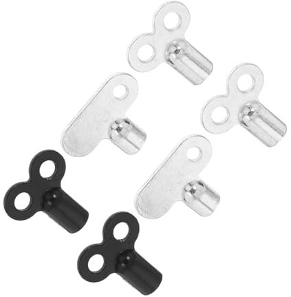 Veemoon 6pcs Radiator Bleed Key Wrench for Bleeding Radiator Valve Heating Vent Key Utility Tool for Air Bleeding