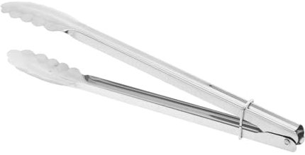 Anneome Tenazas Inoxidable para y Servir Alimentos Antideslizante Utensilio De Cocina Multifuncional para BBQ y Camping