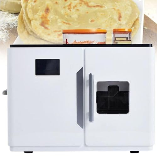 BNCXMO Roti et Chapati Maker entièrement Automatique, Pain Plat à crêpes Tortilla Pita Making Machine, cuiseur Tortilla Press
