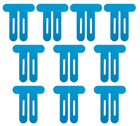 10 Pcs Bandes de Kinésiologie Prédécoupées pour Genoux, Imperméables Tape Kinesiologie Genou élastiques Strapping Genou Bande Kinesiologie Sport Genoux de Sans Coupure de Kinésiologie étanche