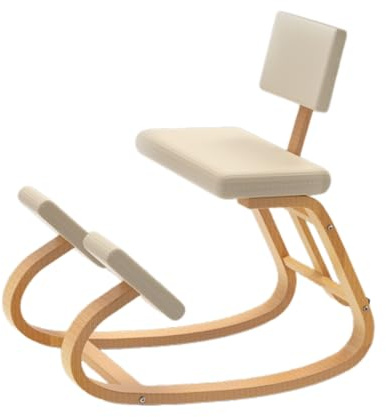 Generisch Rückenlehne for Kniestühle, ergonomische, bewegliche Kniestütze mit Sitz, orthopädische Korrektur von Rücken- und Nackenschmerzen(Color 2)