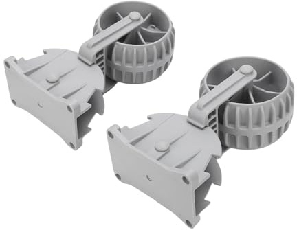 Generic Ruote di Lancio per Barche Gonfiabili, Ruote Traino per Gommoni Pieghevoli, Durevoli, con Serratura, per Barche, Rimorchi per Canoe, Kayak, Plastica Tecnica