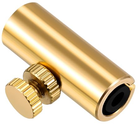 Goldener Cello aus Kupfer Dämpfer Verstellbar Ba33, Wolfston | Metallhülse mit Schraube und Sicherungsmutter, zur Resonanzdämpfung, Schöne Optik, für Cello