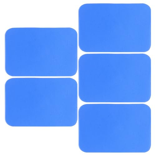 Toyvian Esponjas para Limpieza de Goma de Ping-Pong 5 Unidades, Esponja Suave para Palas de Tenis de Mesa, Limpiador Antidesgaste Portátil para Mantenimiento de Raquetas en Deportes