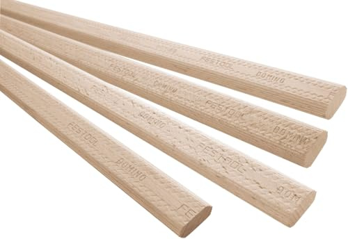 Festool DOMINO Dübelstange Buche D 8 mm x 750 mm, 36 Stück | Stangenware Buche für individuell anpassbare Dübellängen – passend für DOMINO Fräsen DF 500 und DF 700