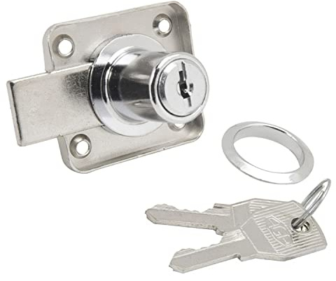 WOLFPACK LINEA PROFESIONAL - Cerradura Mueble Para Armario 362/25 mm. Cromado