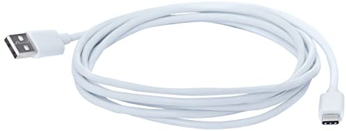 PremiumCord Schnellladekabel USB-C 2m, Superschnellladung 5A, USB Typ C Stecker auf USB A Stecker, USB 2.0, Schnelllade- und Datenkabel passend für Typ C Geräte, weiß, 2m