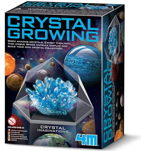 4M Crystal Imaginations Crystal Growing Kit Blue, für Kinder ab 10 Jahren