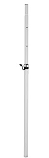 OMNITRONIC BPS-2 Boxenhochständer/Stativ weiß | Variable Distanzstange, M20-Gewinde, von 110-200 cm verstellbar und bis 18 kg belastbar