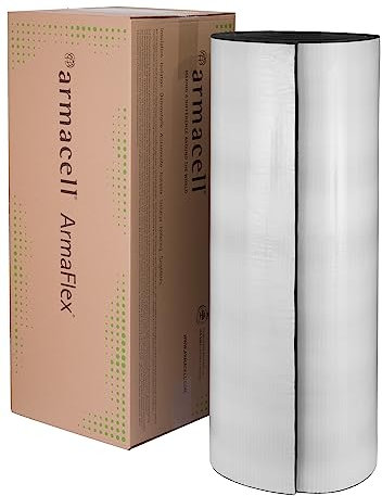 Armacell Armaflex 6mm-32mm Dämmmatten Dämmung Isolierung Kautschuk (Selbstklebend, 9mm - 1m x 1m)