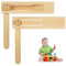 Aolso Wooden Ratchet Noise Makers, 2pcs Traditional Mexican Matraca Rattle for Football Games Wood Rattle Ratchet Instrument, Kids Educational Toy for Games Parties Sports Events