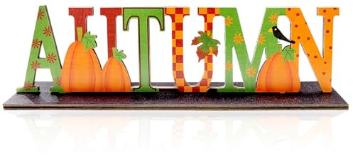 NECXON Decorazioni Autunnali, Decorazioni in Legno per Il Ringraziamento Decorazioni Autunnali Decorazioni da tavola per Il Ringraziamento Decorazioni Autunnali per la casa