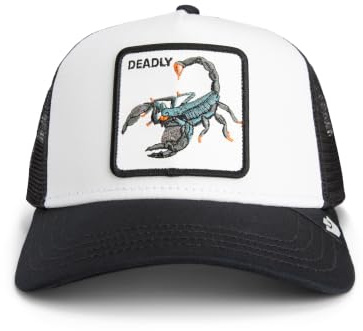 Goorin Bros. Trucker Cap Deadly Dust Void Weiß Schwarz, Size:OneSize