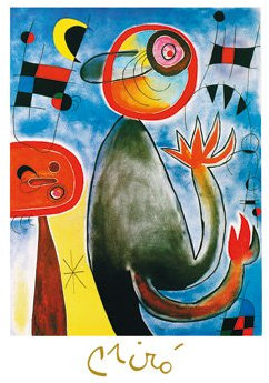 Joan Miró Poster/Kunstdruck Les echelles en Roue 60 x 80 cm