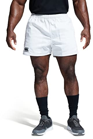Canterbury Professional Rugby Pantalones Cortos, Hombre, Blanco, S
