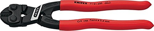 KNIPEX CoBolt XL Kompakt-Bolzenschneider schwarz atramentiert, mit Kunststoff überzogen 250 mm 71 31 250