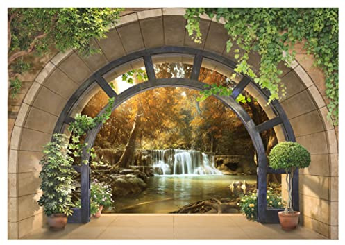 Forwall Vlies Fototapete, Aussicht, 208x146cm | Fototapeten - Tapeten - für Wohnzimmer Schlafzimmer - Vliestapete Wandtapete Tapete 3D Effekt- inkl. Kleister