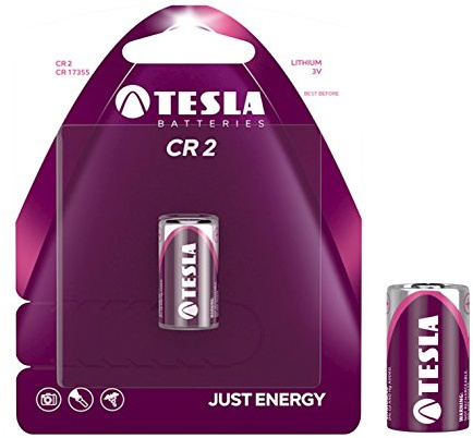 Tesla Batteries CR2 - Pila (920 mAh) Color Azul