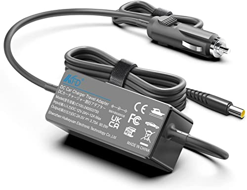 KFD DC12-24V Cargador Automóvil Cable de Carga Fuente de alimentación Adaptador para ResMed Airsense 10 Air Sense S10 AirCurve 10 Series BiPAP Machines S10 370001 Encendedor de Cigarrillos 90W