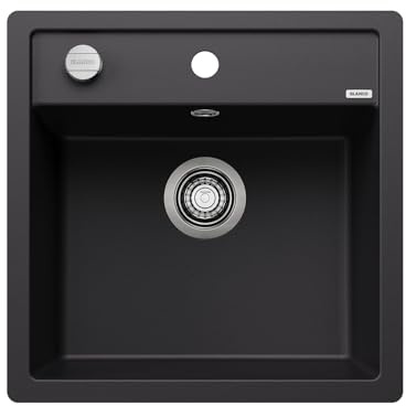 BLANCO Dalago 5-F | [50,5 x 50 x 20,2 cm] | para armarios inferiores de 50 cm de ancho | gran volumen de lavabo | tipo de montaje: empotrado