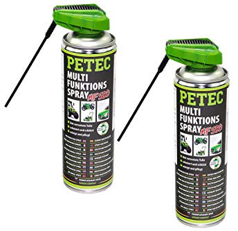 PETEC 71250 Multifunktionsspray Universalspray Multifunktionsöl Pflege 2x 500ml