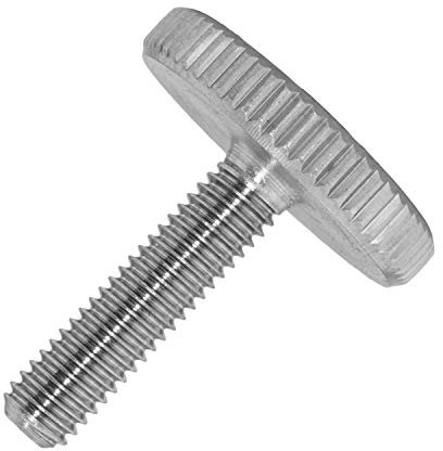Rändelschrauben niedrige Form M5x20 mm aus Edelstahl A1 (100 Stück) | DIN 653 - Schrauben von MESAROS®