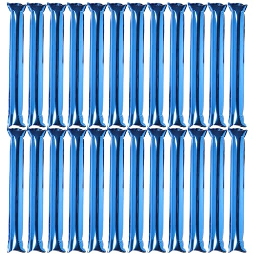 Toddmomy Inflatable Cheering Sticks 12 Pcs Noise Makers for Sports Events Basketball Football Team Support Portable Clapper Sticks