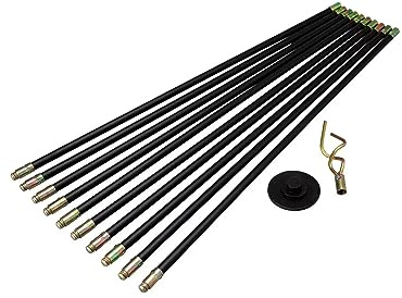 Home Accessories 12pc 920mm Cleaning Drainage Rod Set