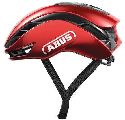 ABUS GameChanger 2.0 Racing Bicycle Helmet - High-performance Aero Road Bike Helmet with Optimised Aerodynamics and Ventilation for Men and Women - Size M, Red