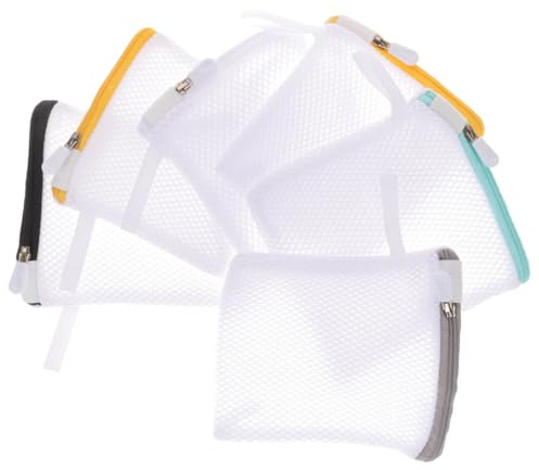 BUGUUYO Wäschesack Set 6 Stück 5.71 Zoll Mesh Wäschebeutel Für Waschmaschine Kleinteile Schutz Organizer Reise Waschbeutel Für Empfindliche Kleidung