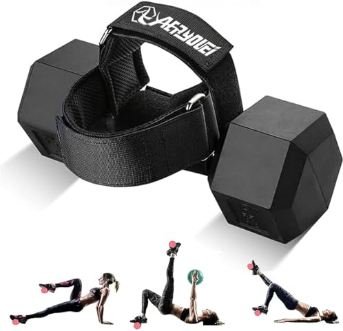 Dumbbell Foot Attachment, Tibialis Trainer, Adjustable Ankle Weights, Leg Workouts at Home for Hip Flexors,Ankle Straps for Weight Lifting,Shin Splint,Hamstring Curls,Leg extensions,Home Gym Equipment