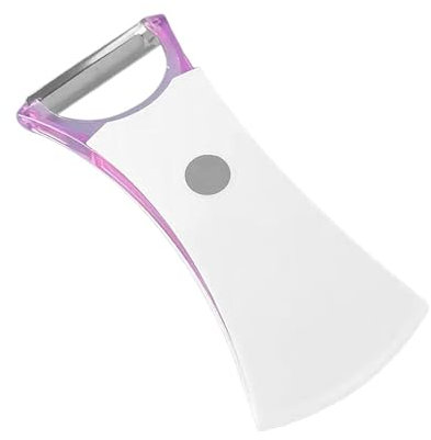 Pelador de frutas 2 en 1 de acero inoxidable con eje giratorio, multifuncional, pelador de frutas y verduras y pelador con acero Yqs262 (B, 15 x 7 cm)