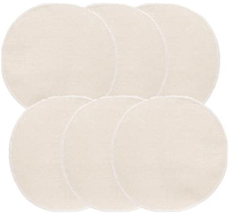 BESPORTBLE 10pcs Cotton Steamer Cloth Round Non-stick Pads for Steaming Buns Dumplings Reusable Steamer Gauze