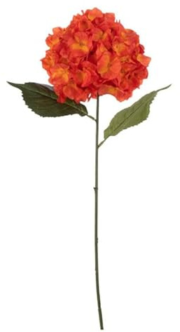 Paris Prix Tige Fleur Artificielle Hortensia 74cm Rouge