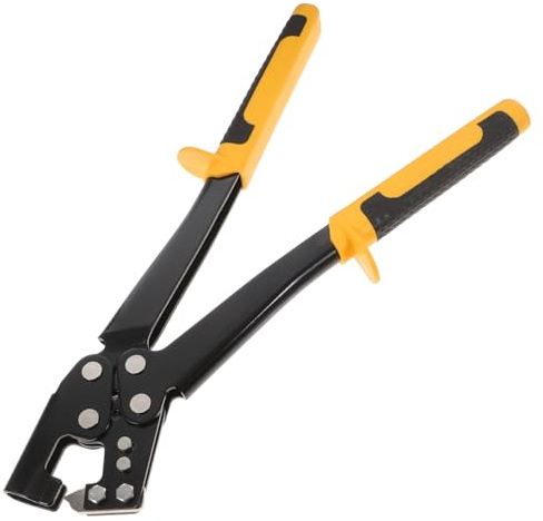 SEWACC Pinza Crimpatrice Keel in per Fissaggio e Montaggio Cartongesso Strumento Ergonomico Antiscivolo per Lavori Falegnameria e Decorazioni Alta Durezza e Design Pratico