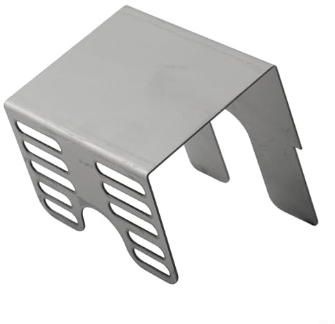 Honseadek Edelstahl-Grillmotorhalter, 7,6 cm, Schiebe-Drehspieß-Halterungs-Set für Grill, verstellbar, ausziehbar, Grillspieß-Halterung, kompatibel mit Eisen (Edelstahl)